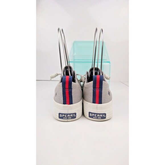 Sperry Women's Crest Vibe Triple Canvas Platform Sneakers Size 7 Grey - Picture 5 of 8